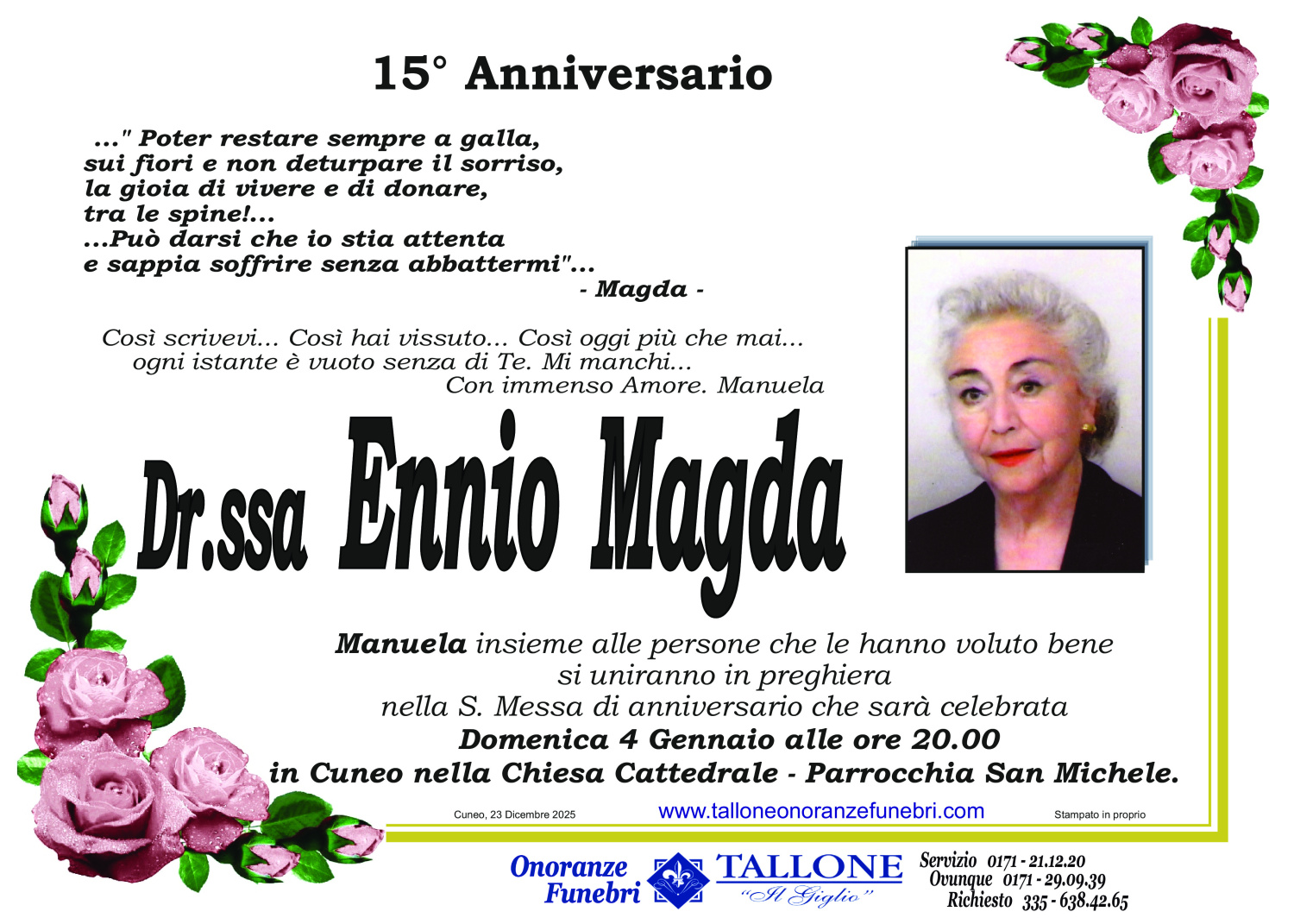 Dott.ssa Magda Ennio